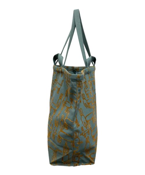 mina perhonen（ミナ ペルホネン）mina perhonen (ミナ ペルホネン) BEAMS (ビームス) pino tote bag M グリーン 未使用品の古着・服飾アイテム