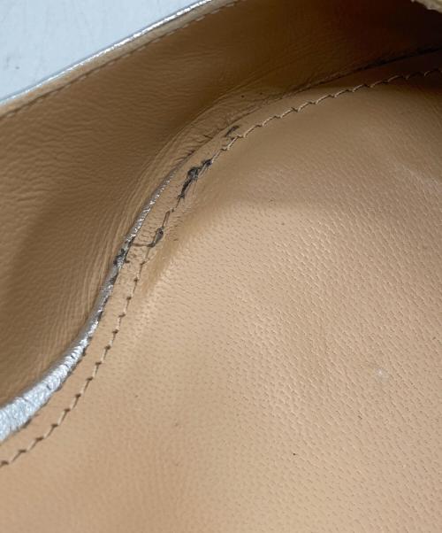 Salvatore Ferragamo（サルヴァトーレ フェラガモ）Salvatore Ferragamo (サルヴァトーレ フェラガモ) ヒールパンプス グレー サイズ:4 1/2 Dの古着・服飾アイテム