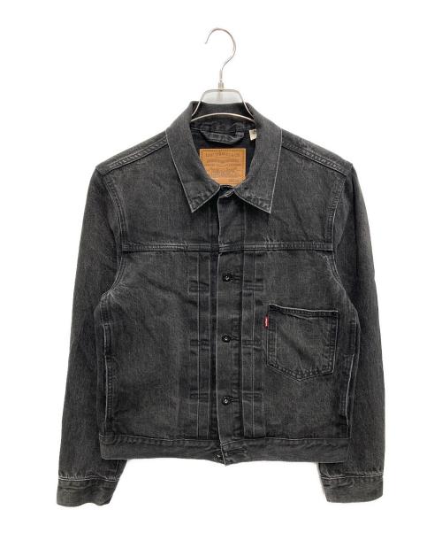 LEVI'S PReMIUM（リーバイス プレミアム）LEVI'S PReMIUM (リーバイス プレミアム) EDIFICE (エディフィス) 別注Type 1 Trucker Jacket ブラック サイズ:XSの古着・服飾アイテム