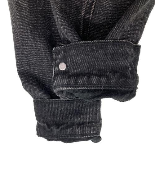 LEVI'S PReMIUM（リーバイス プレミアム）LEVI'S PReMIUM (リーバイス プレミアム) EDIFICE (エディフィス) 別注Type 1 Trucker Jacket ブラック サイズ:XSの古着・服飾アイテム