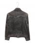 LEVI'S PReMIUM (リーバイス プレミアム) EDIFICE (エディフィス) 別注Type 1 Trucker Jacket ブラック サイズ:XS：15000円