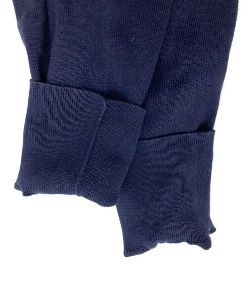 sacai（サカイ）sacai (サカイ) タキシードショールカラー バックフレアニットカーディガン ネイビー サイズ:1の古着・服飾アイテム