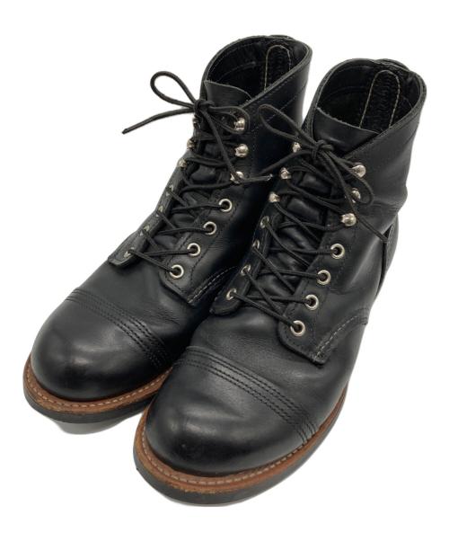 RED WING（レッドウィング）RED WING (レッドウィング) IRON RANGER ブラック サイズ:USA8の古着・服飾アイテム