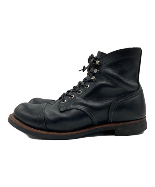RED WING（レッドウィング）RED WING (レッドウィング) IRON RANGER ブラック サイズ:USA8の古着・服飾アイテム