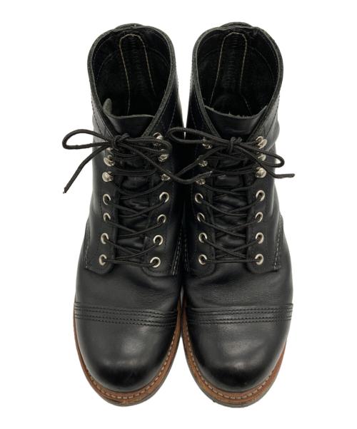 RED WING（レッドウィング）RED WING (レッドウィング) IRON RANGER ブラック サイズ:USA8の古着・服飾アイテム