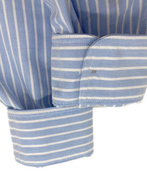 MEYAME（メヤメ）MEYAME (メヤメ) STRIPED SHIRT ブルー サイズ:FREEの古着・服飾アイテム
