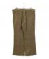 MEYAME（メヤメ）の古着「GLENCHECK LINEN PANTS」｜カーキ