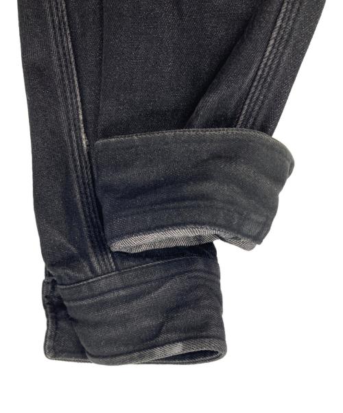 stussy（ステューシー）stussy (ステューシー) DENIM HOOD ZIP BLOUZON ブラック サイズ:Lの古着・服飾アイテム
