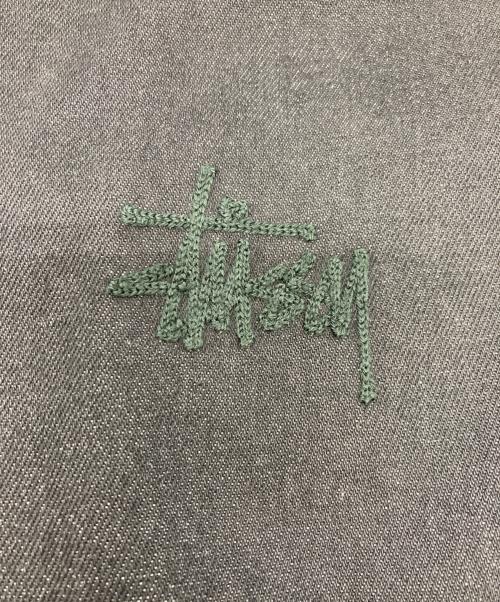 stussy（ステューシー）stussy (ステューシー) DENIM HOOD ZIP BLOUZON ブラック サイズ:Lの古着・服飾アイテム