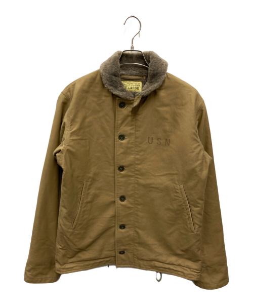 BUZZ RICKSON'S（バズリクソンズ）Buzz Rickson's (バズリクソンズ) TYPE-N1 デッキジャケット ベージュ サイズ:Lの古着・服飾アイテム