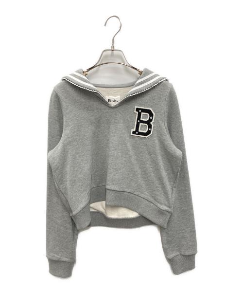 Bibiy.（ビビィ）Bibiy. (ビビィ) MARINER SWEAT SHIRT グレー サイズ:FREE 未使用品の古着・服飾アイテム