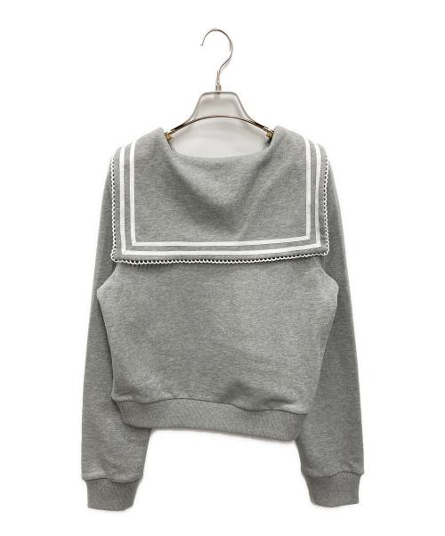 Bibiy.（ビビィ）Bibiy. (ビビィ) MARINER SWEAT SHIRT グレー サイズ:FREE 未使用品の古着・服飾アイテム