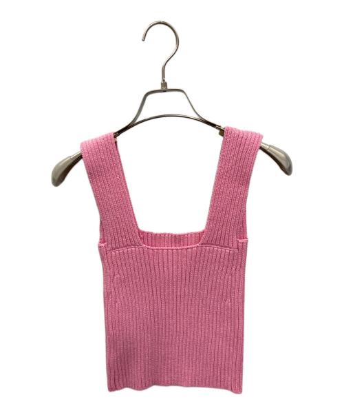 SHISHIKUI（シシクイ）SHISHIKUI (シシクイ) RIBB TOP ピンク サイズ:FREE 未使用品の古着・服飾アイテム