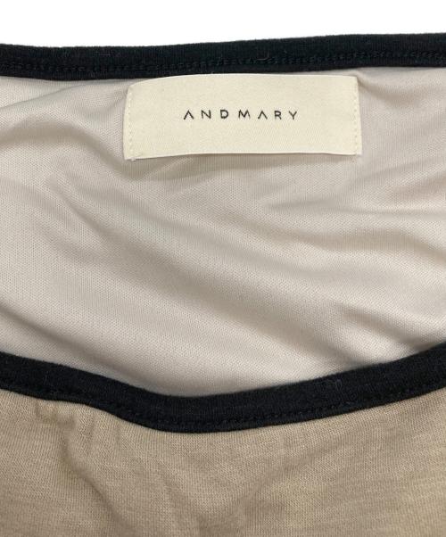 ANDMARY（アンドマリー）ANDMARY (アンドマリー) Mary raglan long dress ベージュ サイズ:FREEの古着・服飾アイテム