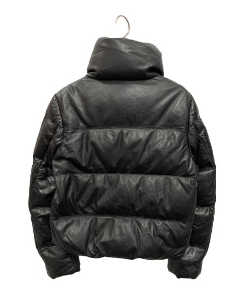 COACH（コーチ）COACH (コーチ) ラムレザーダウンジャケット ブラックの古着・服飾アイテム
