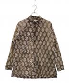 NICENESSナイスネス）の古着「LEE flower shirt」｜ブラウン