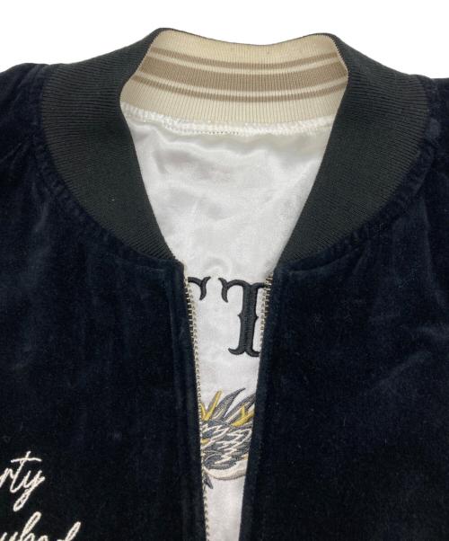 Schott（ショット）Schott (ショット) リバーシブル スーベニアジャケット ホワイト×ブラック サイズ:Mの古着・服飾アイテム