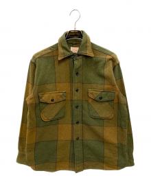 FIVE BROTHER（ファイブブラザー）の古着「【古着】50s ウール ネルシャツ」｜カーキ