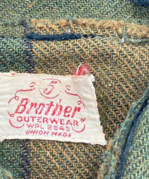 FIVE BROTHER（ファイブブラザー）FIVE BROTHER (ファイブブラザー) 【古着】50s ウール ネルシャツ カーキ サイズ:記載無しの古着・服飾アイテム