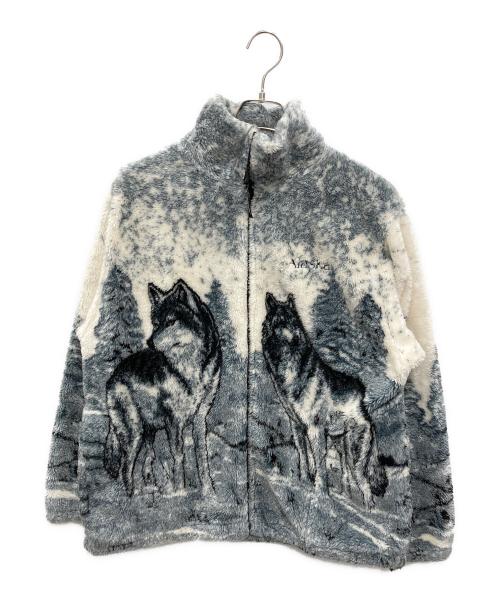 BLACK MOUNTAIN（ブラックマウンテン）BLACK MOUNTAIN (ブラックマウンテン) 【古着】フリースジャケット ホワイト サイズ:Mの古着・服飾アイテム