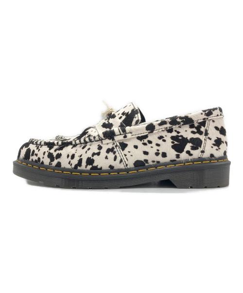 Dr.Martens（ドクターマーチン）Dr.Martens (ドクターマーチン) PENTONローファー シューズ ホワイト×ブラック サイズ:UK9の古着・服飾アイテム