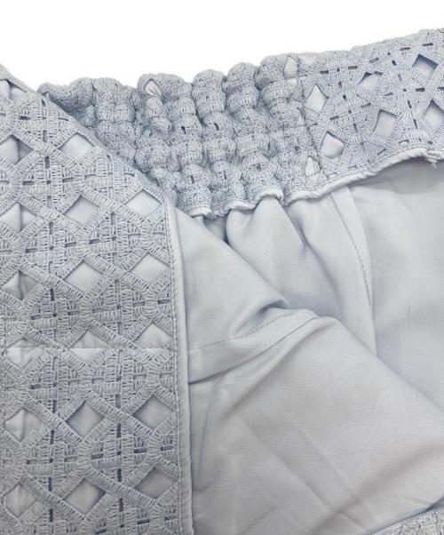 CELFORD（セルフォード）CELFORD (セルフォード) ツイストレースマーメイドスカート ブルー サイズ:38の古着・服飾アイテム