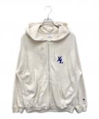 Champion REVERSE WEAVE×X-LARGEチャンピオン リバース ウィーブ×エクストララージ）の古着「ZIPUP HOODED SWEATSHIRT」｜アイボリー