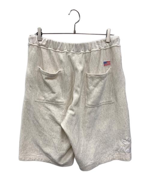 Champion REVERSE WEAVE（チャンピオン リバース ウィーブ）Champion REVERSE WEAVE (チャンピオン リバース ウィーブ) X-LARGE (エクストララージ) SWEAT SHORTS アイボリー サイズ:Lの古着・服飾アイテム