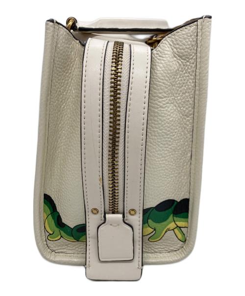 COACH（コーチ）COACH (コーチ) Disney (ディズニー) ローグ25キャタピラー2WAYショルダーバッグ ホワイトの古着・服飾アイテム