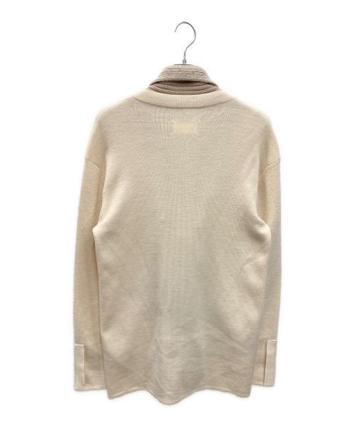 Maison Margiela（メゾンマルジェラ）Maison Margiela (メゾンマルジェラ) レイヤードカーディガン アイボリー サイズ:Sの古着・服飾アイテム