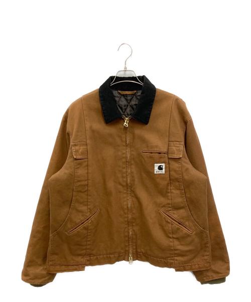 Carhartt WIP（カーハート ワーク イン プログレス）Carhartt WIP (カーハート ワーク イン プログレス) sacai (サカイ) Duck Jacket ブラウン サイズ:3の古着・服飾アイテム