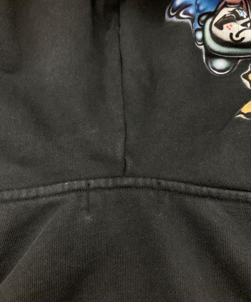 X-LARGE（エクストララージ）X-LARGE (エクストララージ) PAINTING ZIP-UP HOODED SWEATSHIRT ブラック サイズ:Lの古着・服飾アイテム