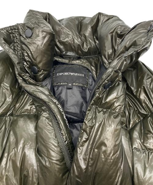 EMPORIO ARMANI（エンポリオ アルマーニ）EMPORIO ARMANI (エンポリオ アルマーニ) ダウンジャケット カーキ サイズ:SIZE 48の古着・服飾アイテム
