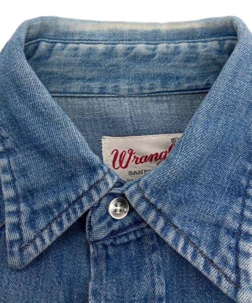 Wrangler（ラングラー）Wrangler (ラングラー) ウエスタンデニムシャツ インディゴ サイズ:15 1/2の古着・服飾アイテム