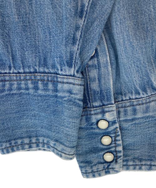 Wrangler（ラングラー）Wrangler (ラングラー) ウエスタンデニムシャツ インディゴ サイズ:15 1/2の古着・服飾アイテム