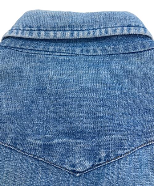 Wrangler（ラングラー）Wrangler (ラングラー) ウエスタンデニムシャツ インディゴ サイズ:15 1/2の古着・服飾アイテム