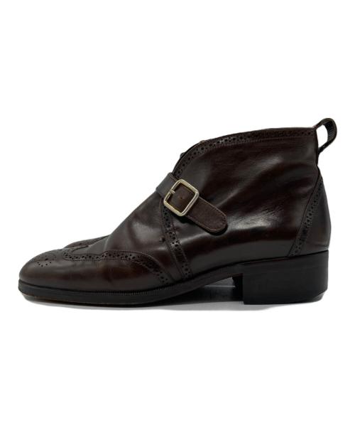 TANINO CRISCI（タニノクリスチー）TANINO CRISCI (タニノクリスチー) モンクストラップブーツ ブラウン サイズ:5Dの古着・服飾アイテム