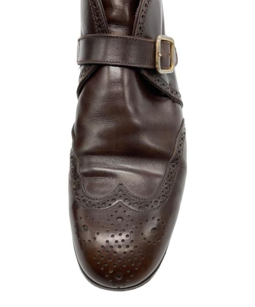 TANINO CRISCI（タニノクリスチー）TANINO CRISCI (タニノクリスチー) モンクストラップブーツ ブラウン サイズ:5Dの古着・服飾アイテム