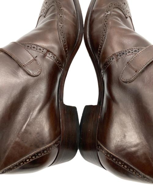 TANINO CRISCI（タニノクリスチー）TANINO CRISCI (タニノクリスチー) モンクストラップブーツ ブラウン サイズ:5Dの古着・服飾アイテム