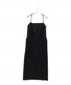 TODAYFULトゥデイフル）の古着「Smooth Camisole Dress」｜ブラック