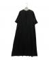 sahara（サハラ）の古着「Slit Neck Silky Dress」｜ブラック
