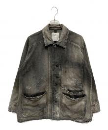 ANCELLM（アンセルム）の古着「DENIM COVERALL」｜グレー
