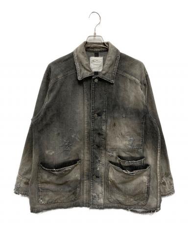 中古・古着通販】ANCELLM (アンセルム) DENIM COVERALL グレー サイズ