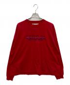 DAIRIKUダイリク）の古着「SCHOOL Embroidery Vintage Tee」｜レッド