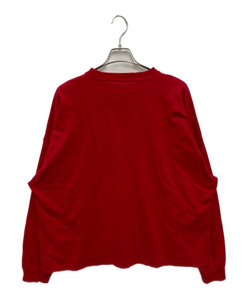 DAIRIKU（ダイリク）DAIRIKU (ダイリク) SCHOOL Embroidery Vintage Tee レッド サイズ:FREEの古着・服飾アイテム