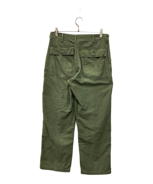 US ARMY（ユーエスアーミー）US ARMY (ユーエスアーミー) コットンサテンベイカーパンツ カーキ サイズ:W34の古着・服飾アイテム