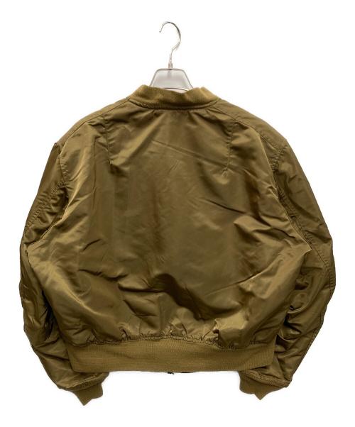 ALPHA（アルファ）ALPHA (アルファ) 【古着】MA-1フライトジャケット ベージュ サイズ:XLの古着・服飾アイテム