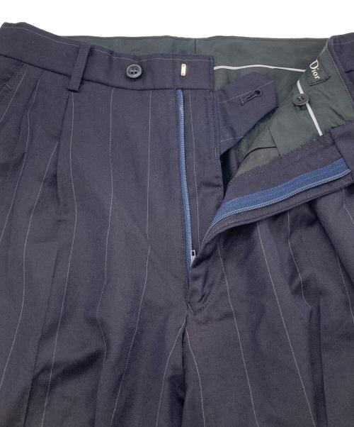 Christian Dior MONSIEUR（クリスチャンディオールムッシュ）Christian Dior MONSIEUR (クリスチャンディオールムッシュ) ウールカシミヤ混セットアップスーツ ネイビー サイズ:不明の古着・服飾アイテム