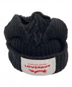 CHARLES JEFFREY LOVERBOYチャールズ ジェフリー ラバーボーイ）の古着「ニット帽」｜ブラック