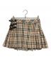BURBERRY BLUE LABEL（バーバリー ブルー レーベル）の古着「ノヴァチェックミニスカート」｜ベージュ